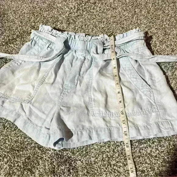 Cloth & Stone Shorts Womens Xs Freshwater Paper Bag Soft, Light Blue - Picture 5 of 8
